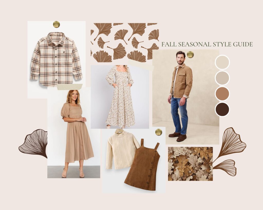 A seasonal style guide for fall family photo outfits by Cleveland family photographer, Brittany Serowski Photography.